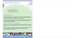 Desktop Screenshot of cottonwoodfdn.org