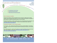 Tablet Screenshot of cottonwoodfdn.org